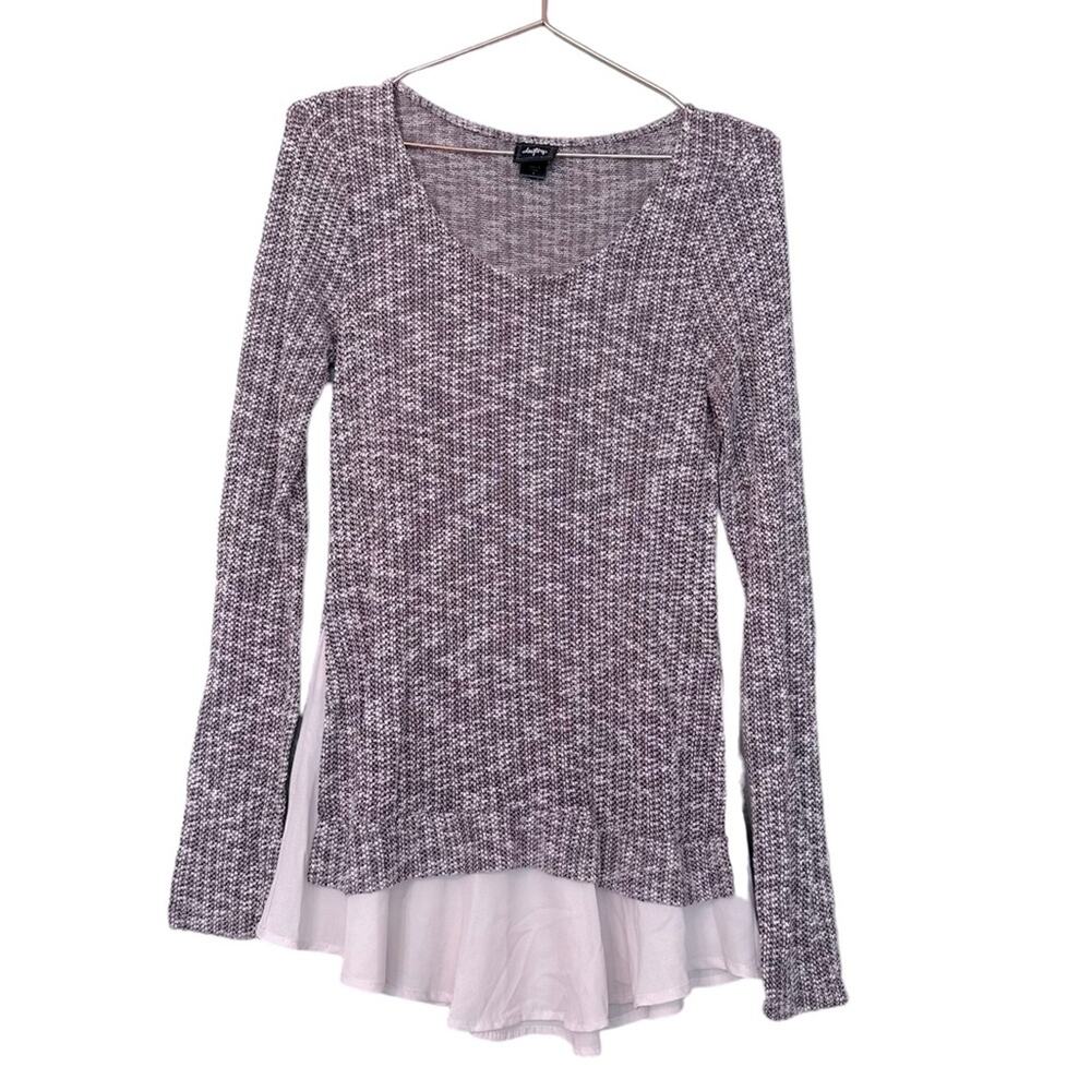 Daytrip Long Sleeve Semi Sheer Sweater - Size Small